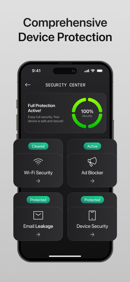 DefenderNet VPN App Screenshot